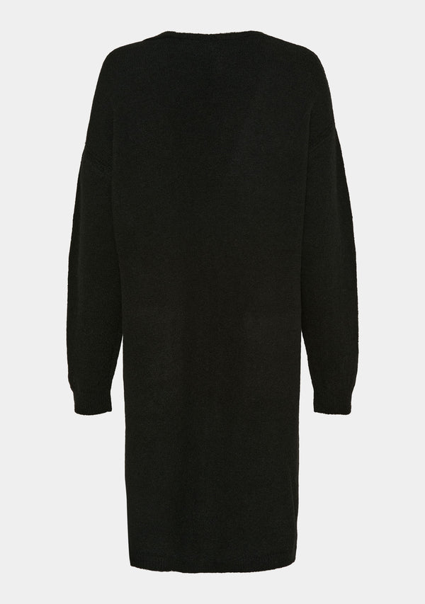 I SAY Anna Long Cardigan Knitwear 900 Black