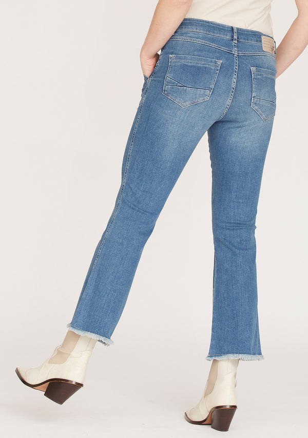 I SAY Como Flare Jeans Pants I55 Como Blue Wash