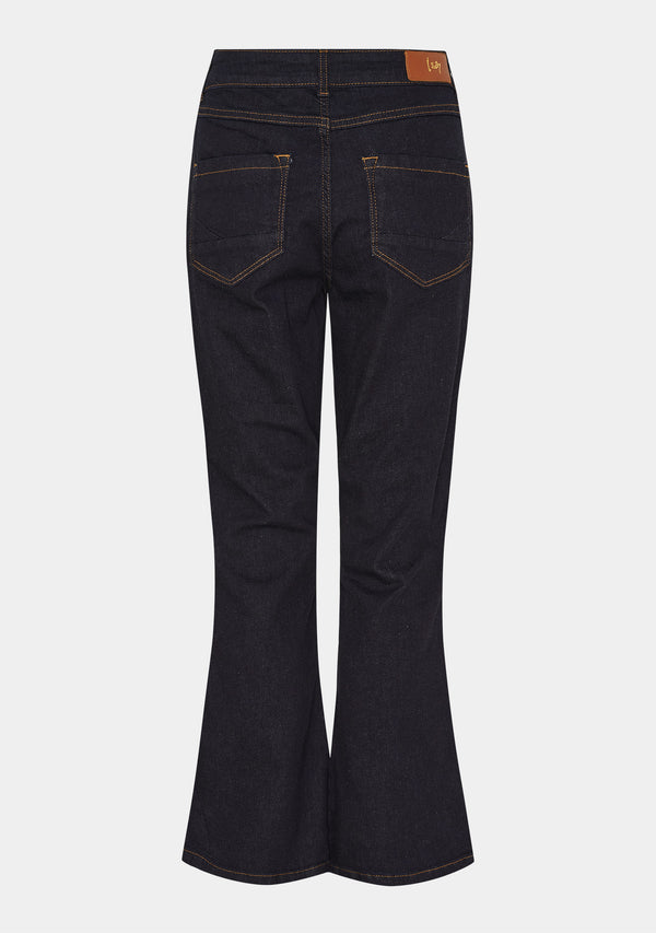 I SAY Como Flare Jeans Pants K97 Unwashed Denim