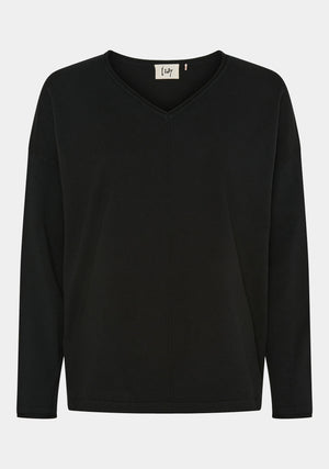I SAY Frigga V-Neck  Knitwear 900 Black