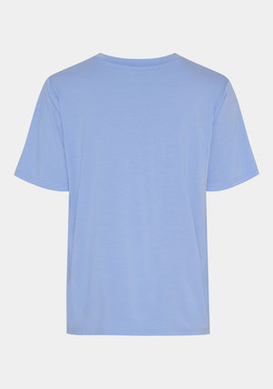 I SAY Gritt V-Neck T-Shirt T-Shirts 645 Skyblue