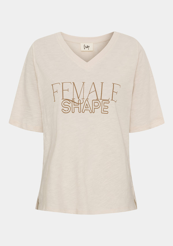 I SAY Haley T-Shirt T-Shirts 112 Sand