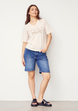 I SAY Haley T-Shirt T-Shirts 112 Sand