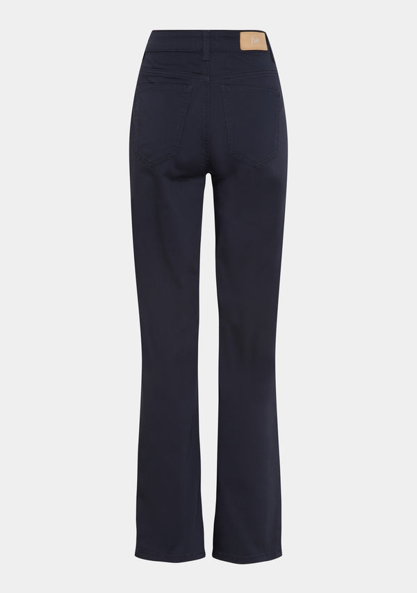 I SAY  Isay Long Straight Pant Pants 640 Navy