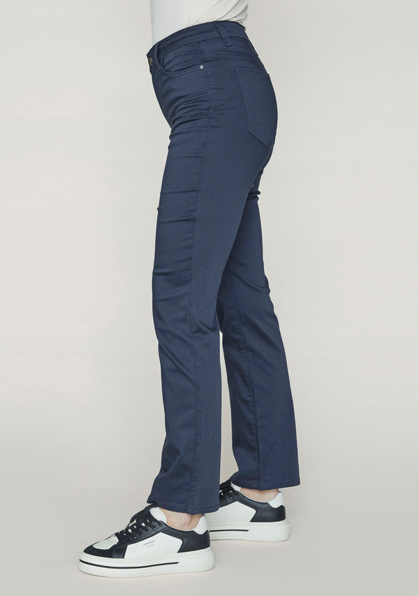 I SAY  Isay Long Straight Pant Pants 640 Navy