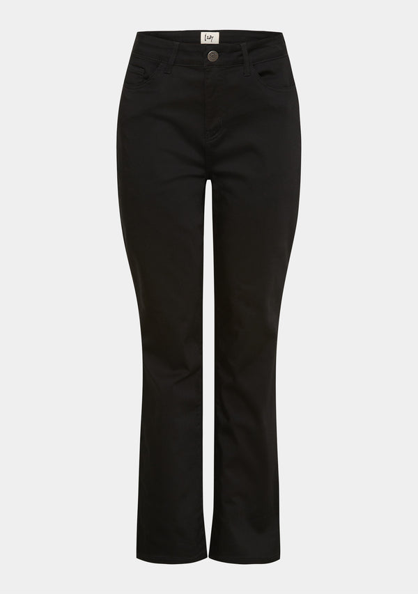 I SAY  Isay Long Straight Pant Pants 900 Black