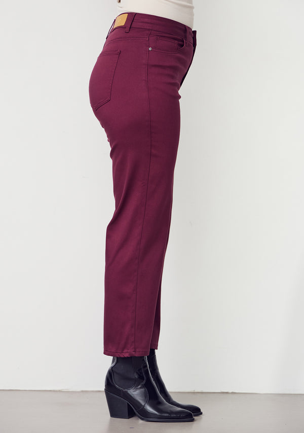 I SAY Isay Straight Pant Pants 434 Wine