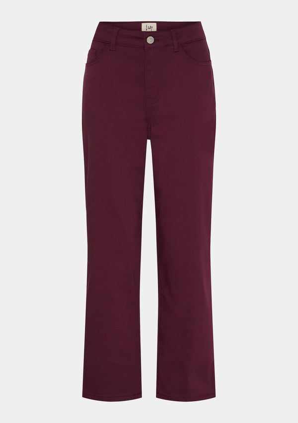I SAY Isay Straight Pant Pants 434 Wine