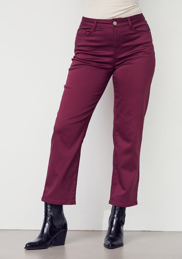 I SAY Isay Straight Pant Pants 434 Wine