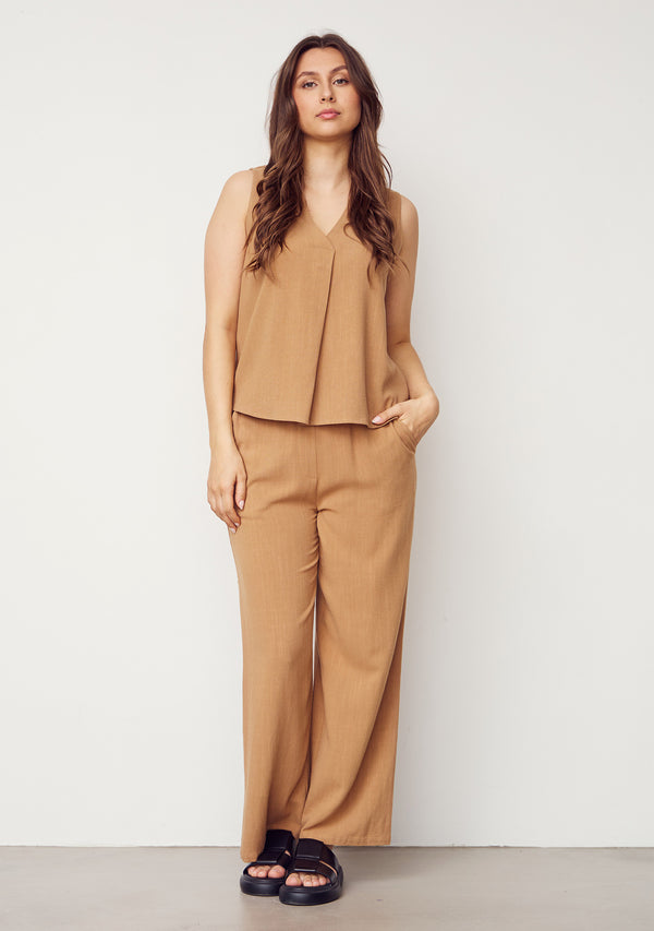 I SAY Pearl Pant Pants 321 Luxury Camel