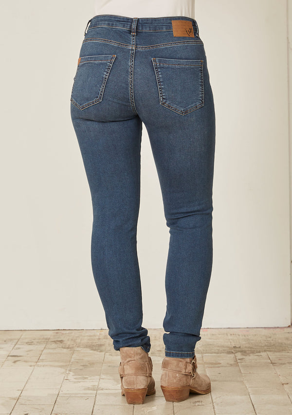 I SAY Lido Jeans Pants 670 Blue Wash Denim