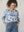 I SAY Ane Printed Blouse Blouses N21 Blue Graphical