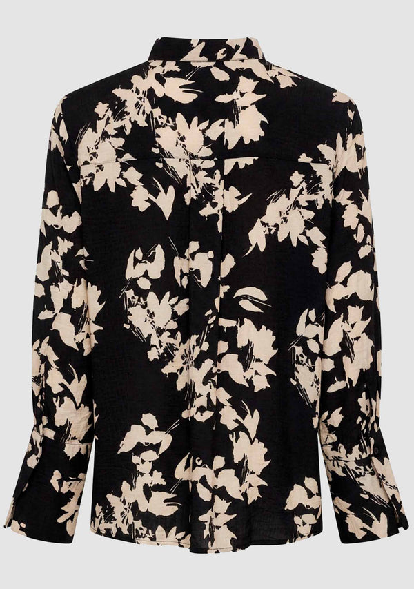 I SAY Ane Shirt Shirts M41 Black w/Cream