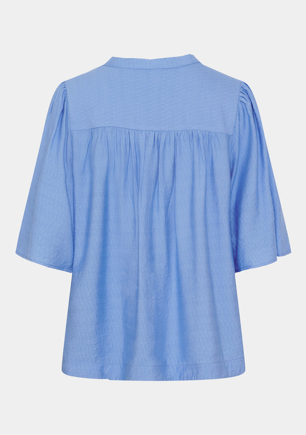 I SAY Ane s/s Blouse Blouses 608 Spring Blue