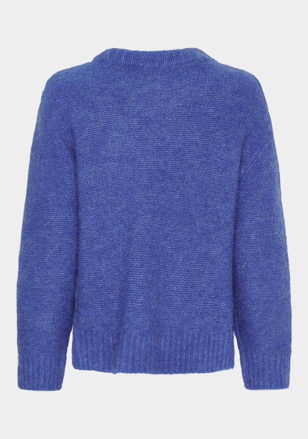 I SAY Anna New Pullover Knitwear 614 Bluish
