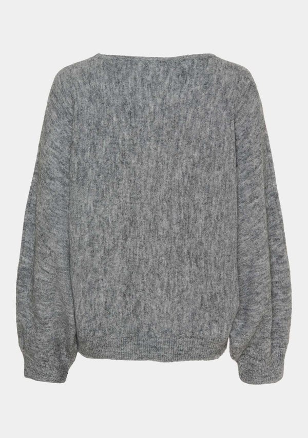 I SAY Anna Pullover Knitwear 947 Grey Melange