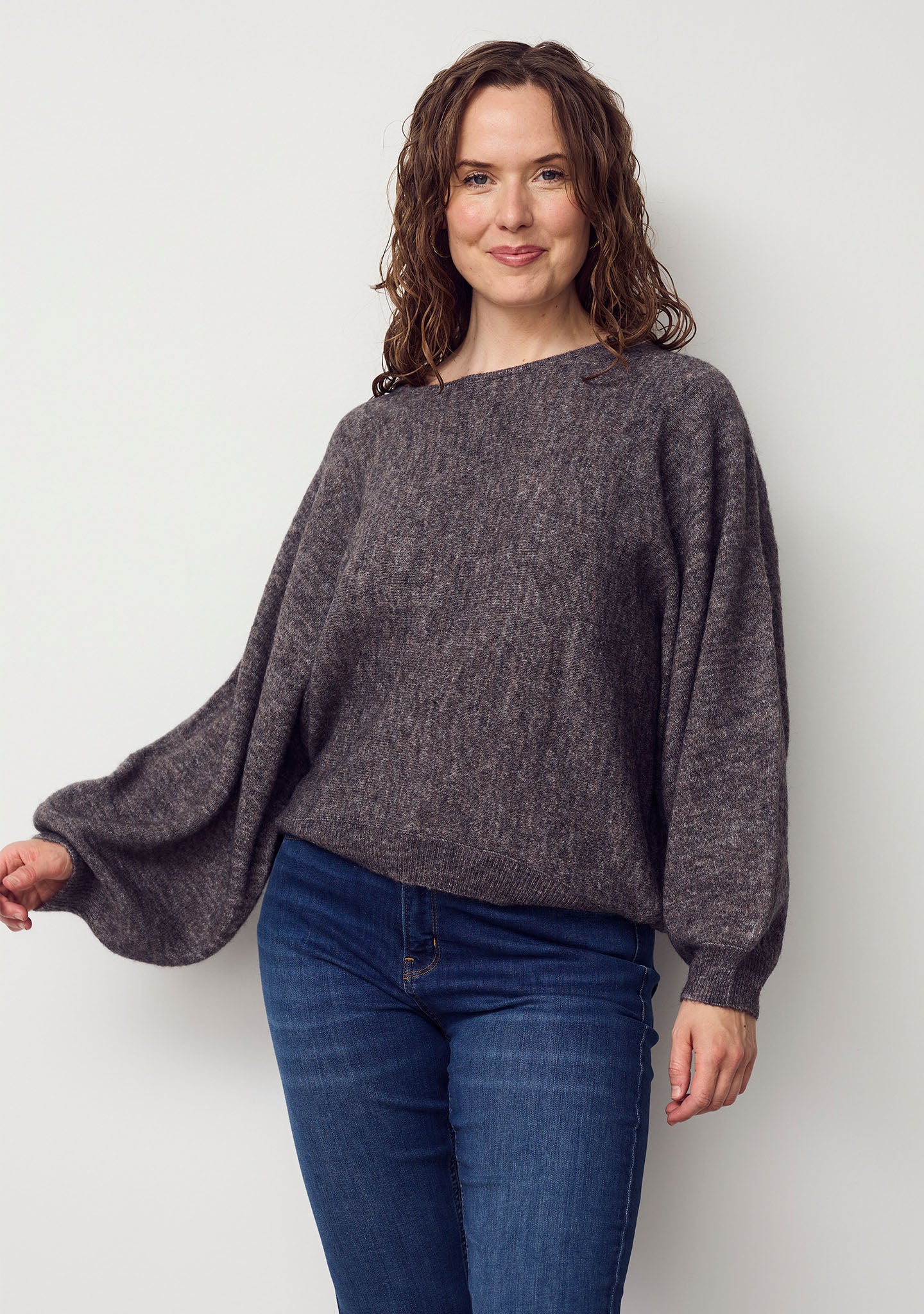 Anna Pullover - Mole Melange – Isayshop.se