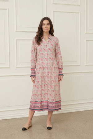 I SAY Annica Button Dress Dresses A96 Summer Paisley