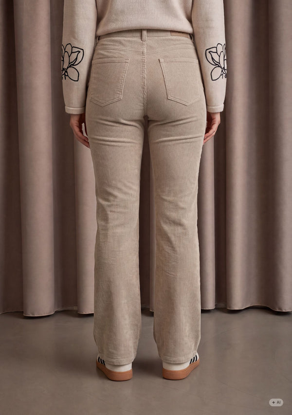I SAY Barbel New Pant Pants 366 Light Taupe