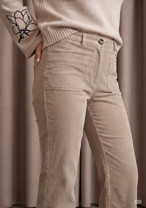 I SAY Barbel New Pant Pants 366 Light Taupe