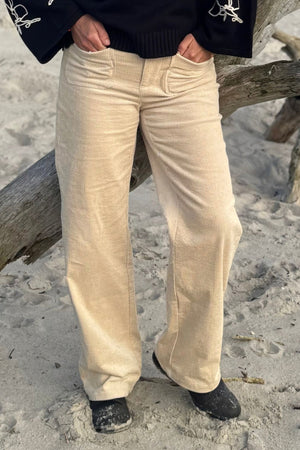 I SAY Barbel New Pant Pants 366 Light Taupe