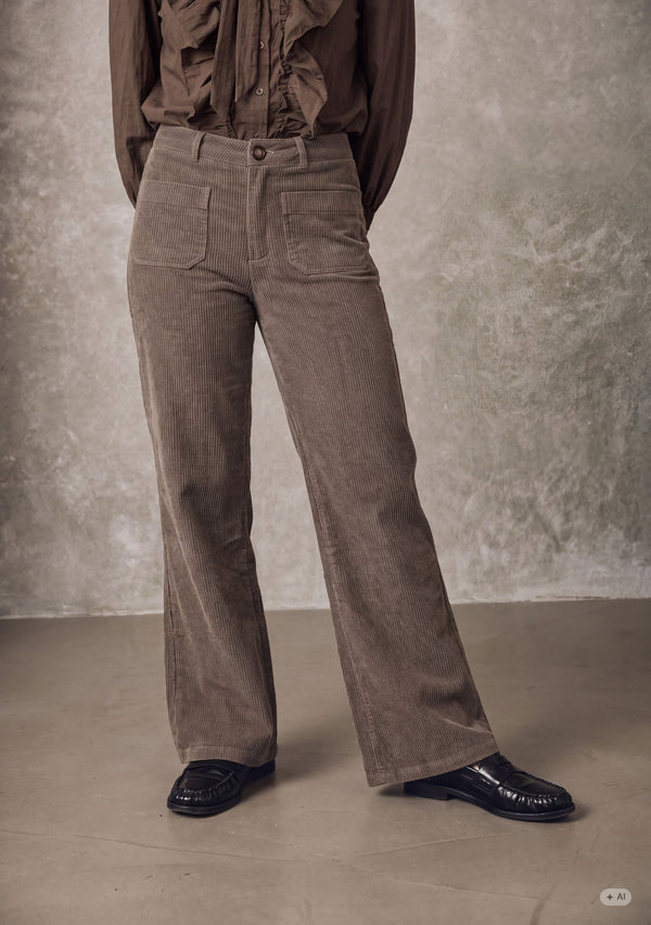 I SAY Barbel New Pant Pants N19 Washed Taupe