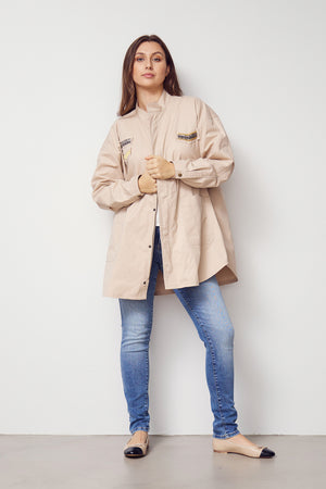 I SAY Botelle Jacket Jackets 117 Dark Sand