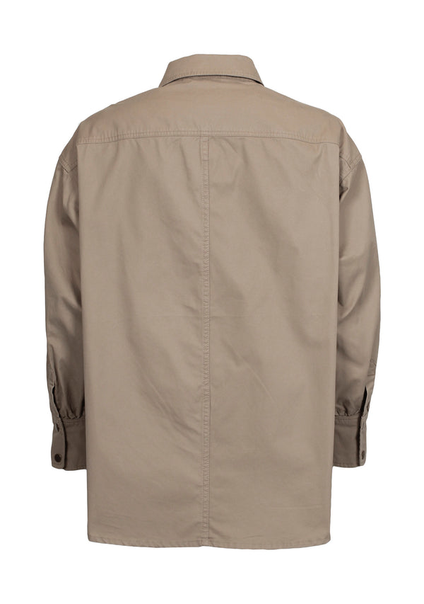 I SAY Botelle Shirt Jacket Outerwear 195 Deep Desert