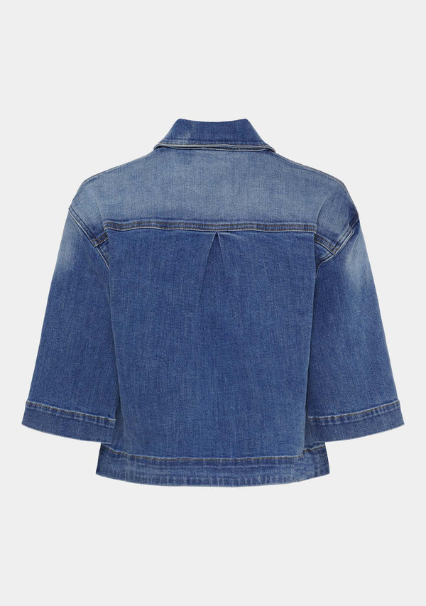 I SAY Carpi Denim Jacket Jackets 633 Basic Denim Wash