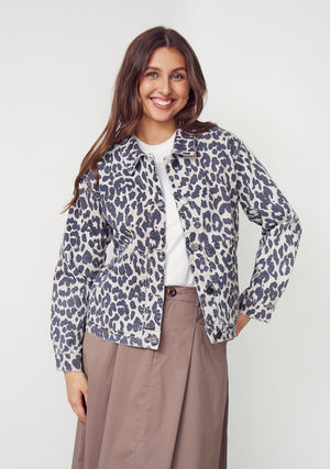I SAY Como Printed Jacket Jackets M86 Leo