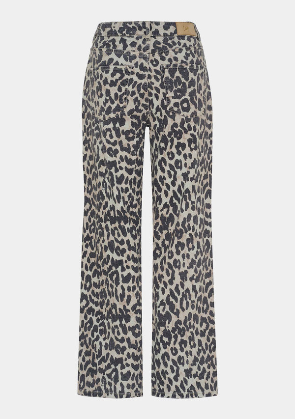 I SAY Como Printed Pant Pants M86 Leo