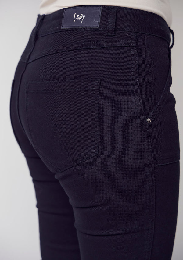 I SAY Como Twill Flare Pant Pants 900 Black