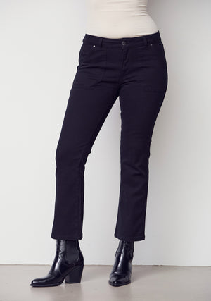 I SAY Como Twill Flare Pant Pants 900 Black