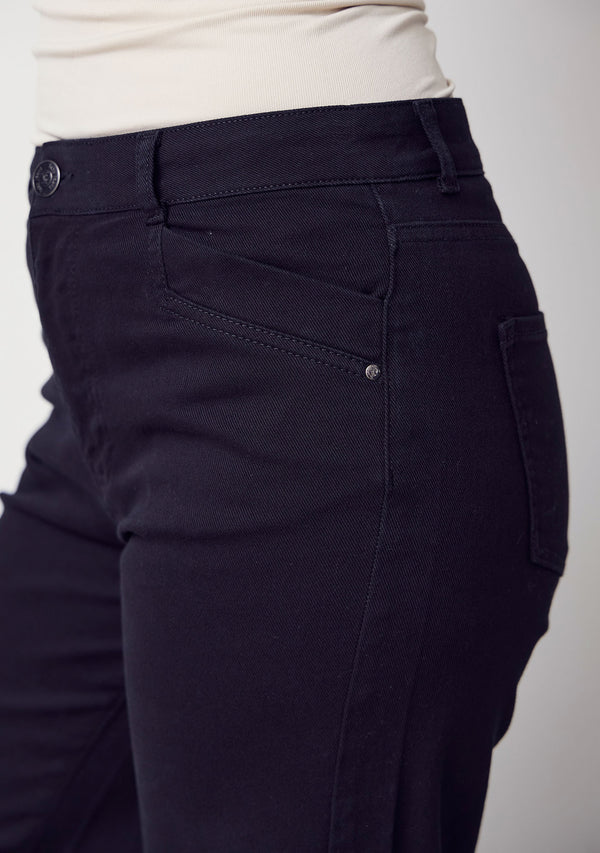 I SAY Como Twill Wide Pant Pants 900 Black