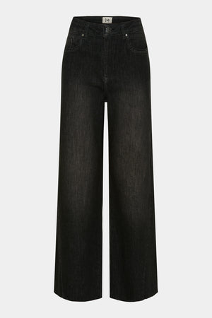 I SAY Como Wide Jeans Pants 923 Washed Grey