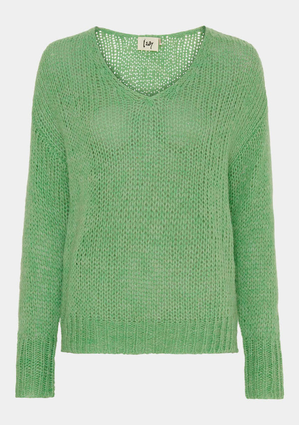 I SAY Cosima Knit Knitwear 835 Fresh Green