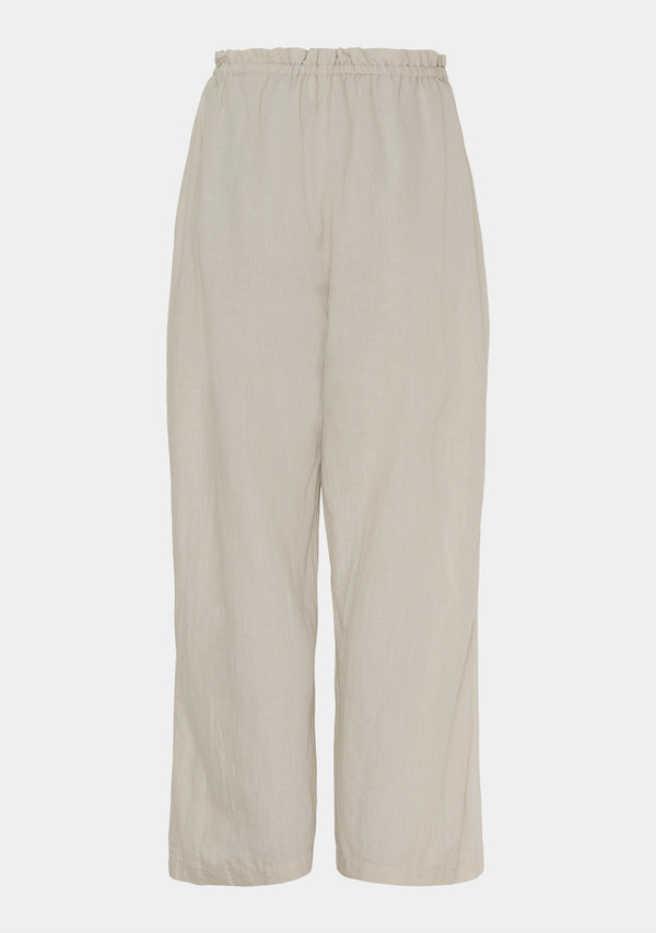 I SAY Dasie Linen Pant Pants 913 Silvergrey