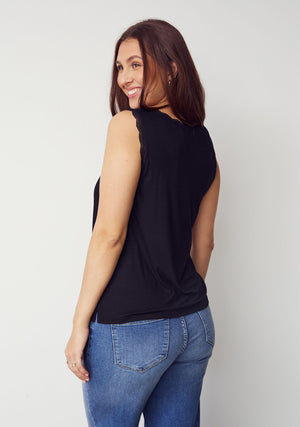I SAY Dee O-Neck Top Tops 900 Black