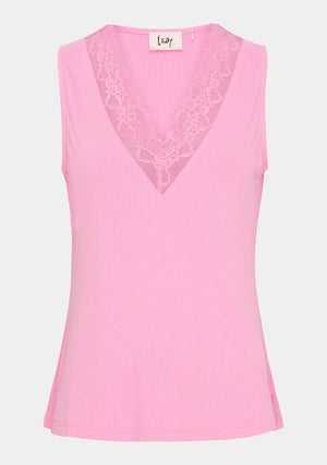 I SAY Dee V-Neck Top Tops 515 Hot pink