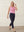 I SAY Dee V-Neck Top Basics 515 Hot pink