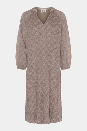 I SAY Delta Dress Dresses L86 Dark Sand w/Black