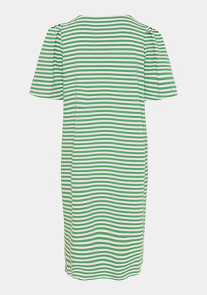 I SAY Ditte Dress Dresses G79 Green Stripe