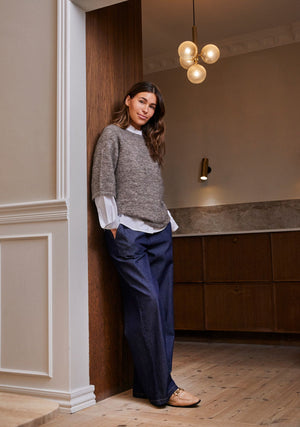 I SAY Diva Loose Pant Pants 662 Dark denim