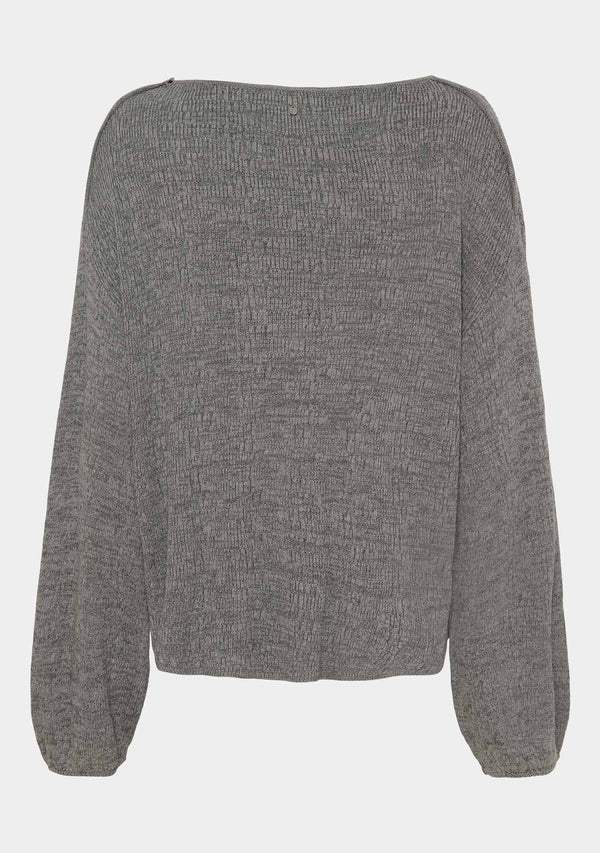 I SAY Dora New Pullover Knitwear 947 Grey Melange