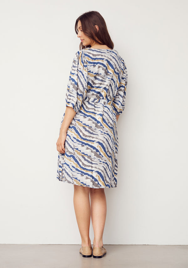 I SAY Dunja Dress Dresses L83 Blue Waves