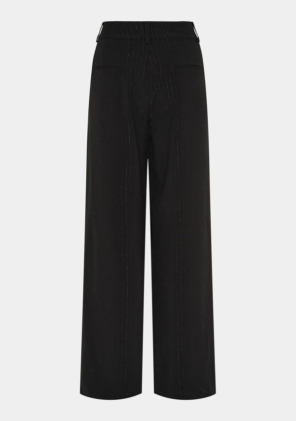 I SAY Felicia Pant Pants N05 Black w/Shine