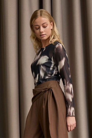 I SAY Fifi Blouse Blouses 712 Brownie