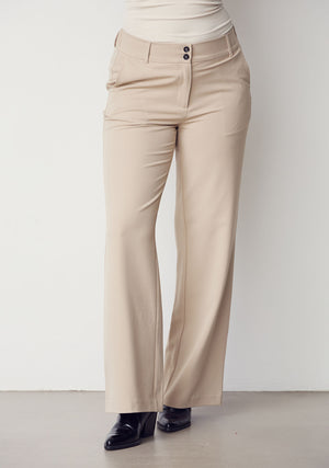 I SAY Firenze Wide Pant Pants 112 Sand
