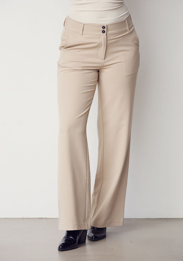 I SAY Firenze Wide Pant Pants 112 Sand