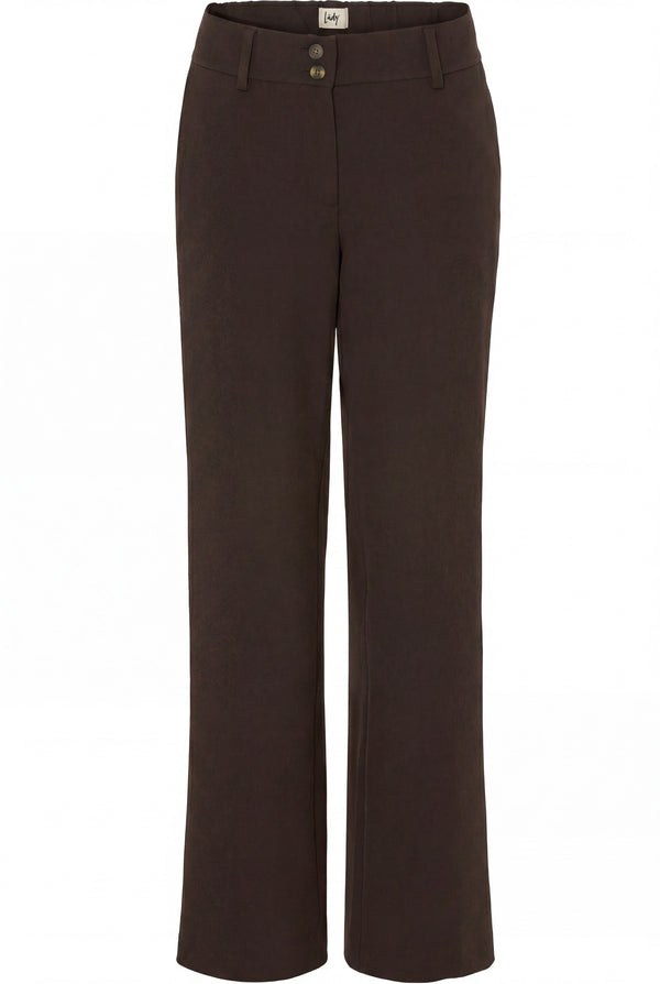 I SAY Firenze Wide Pant Pants 356 Dark brown